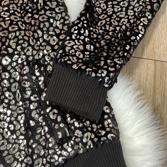 Victoria's Secret PINK Fashion Show Exclusive Leopard Full Zip Hoodie Jacket S - Picture 4 of 10